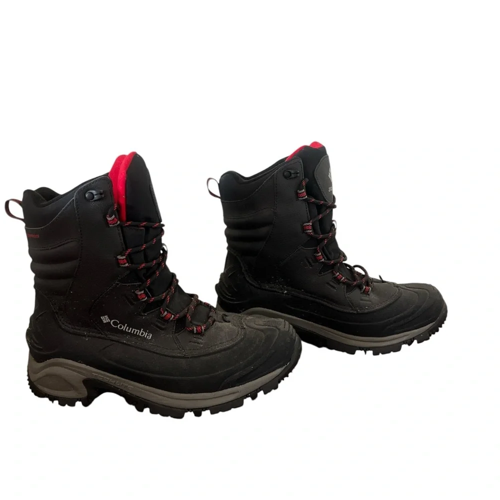 Columbia  Bugaboot III Men's Black and Red Snow Boots